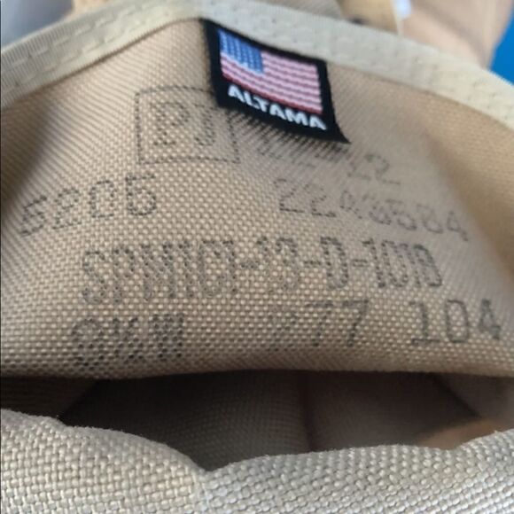 Altama Men's Desert Tan Hot Weather Army Combat Boot, 9.5 - Picture 6 of 8